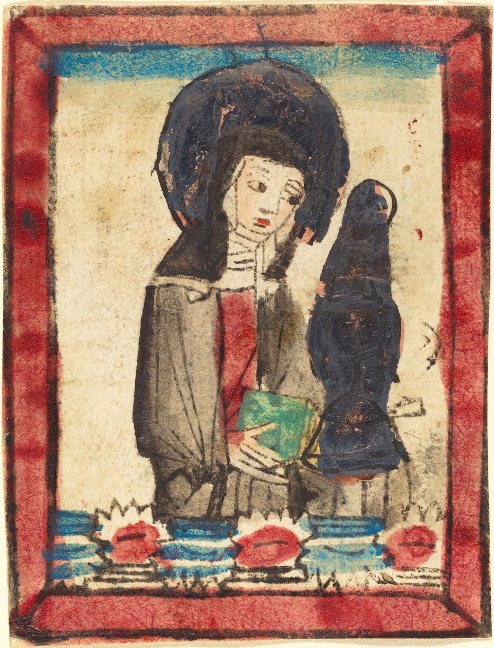 Saint Clare av Assisi av German 15th Century
