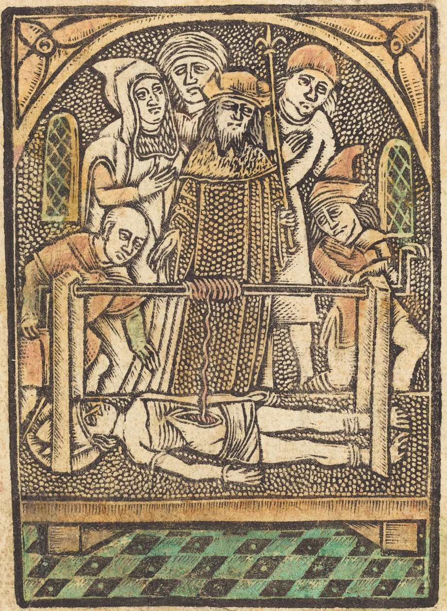 Den hellige Erasmus av German 15th Century