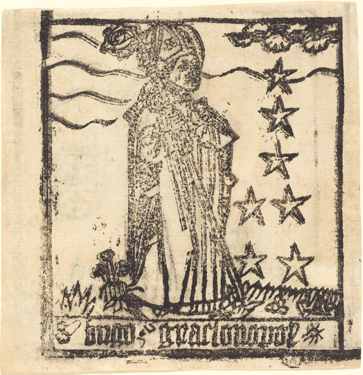 Den hellige Hugo av Grenoble av German 15th Century