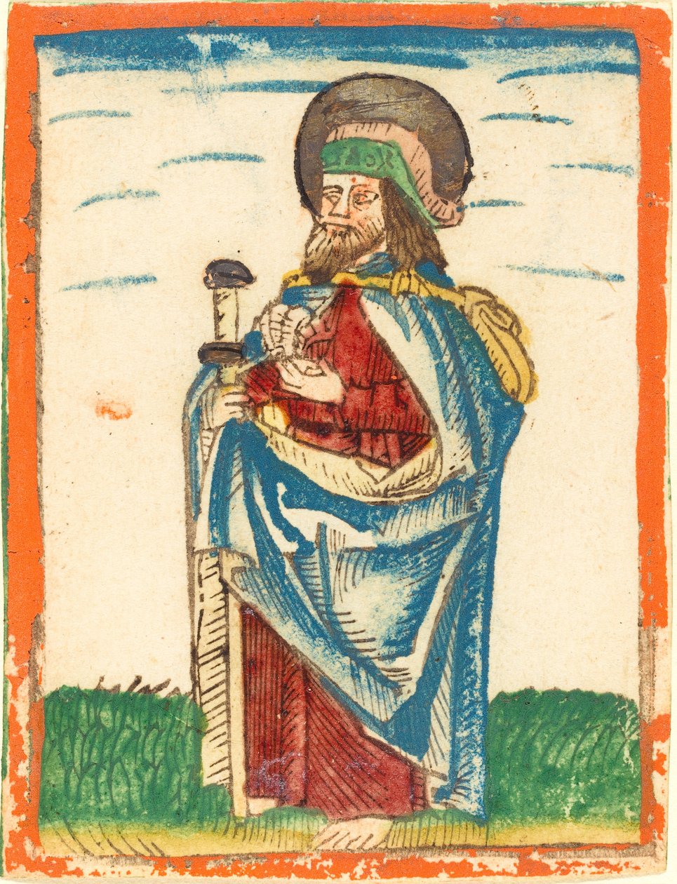 Den hellige Jakob den større av German 15th Century