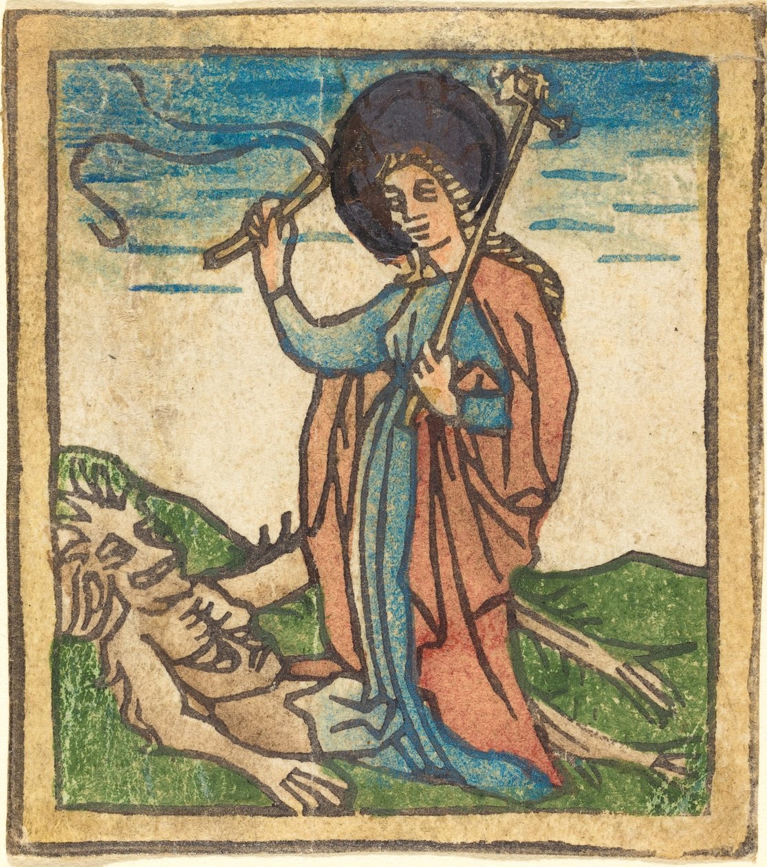 Saint Juliana av German 15th Century
