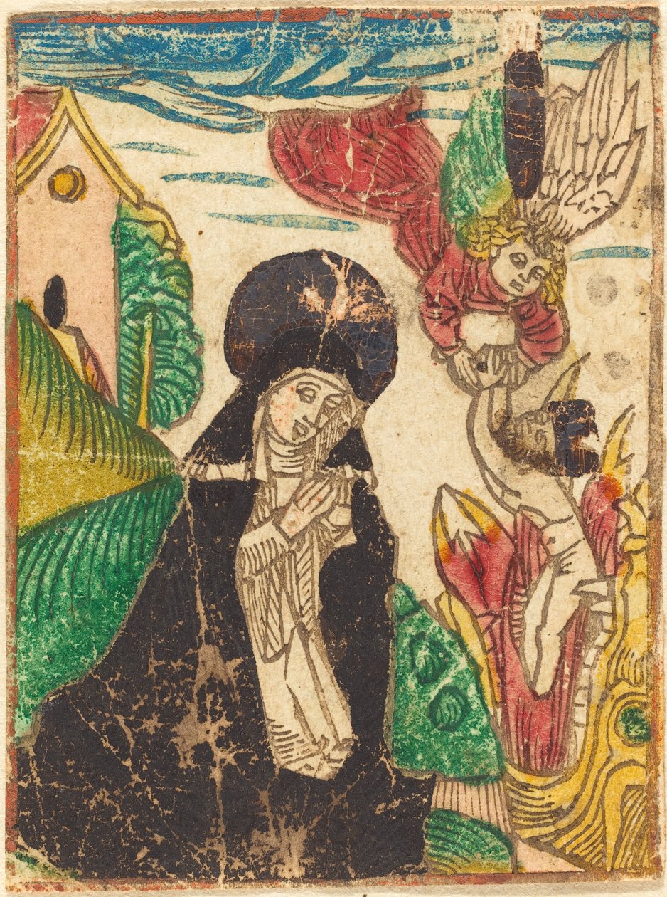 Den hellige Ottilia av German 15th Century