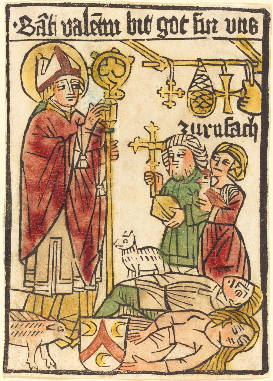 Saint Valentine av German 15th Century