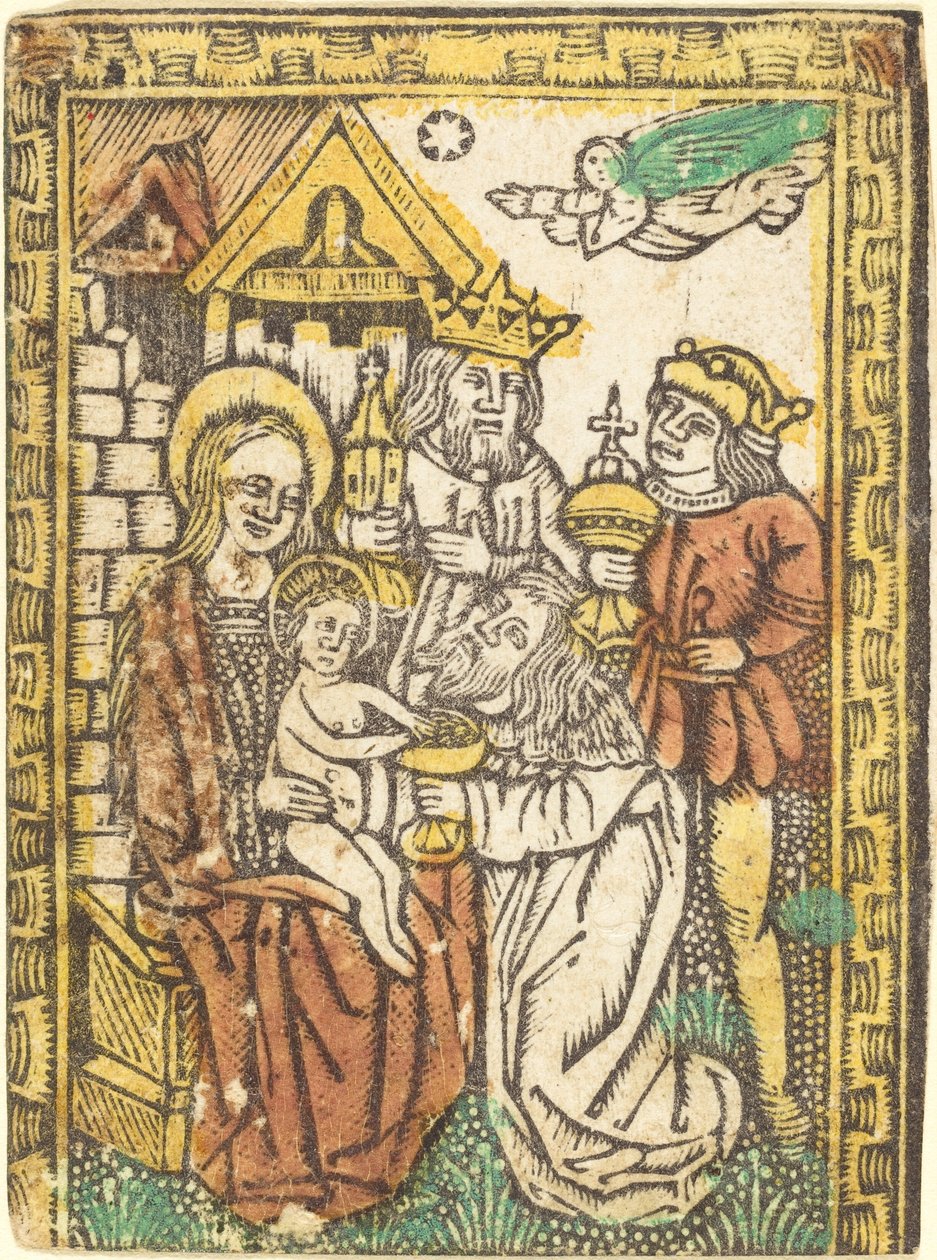 Tilbedelsen av magiene av German 15th Century