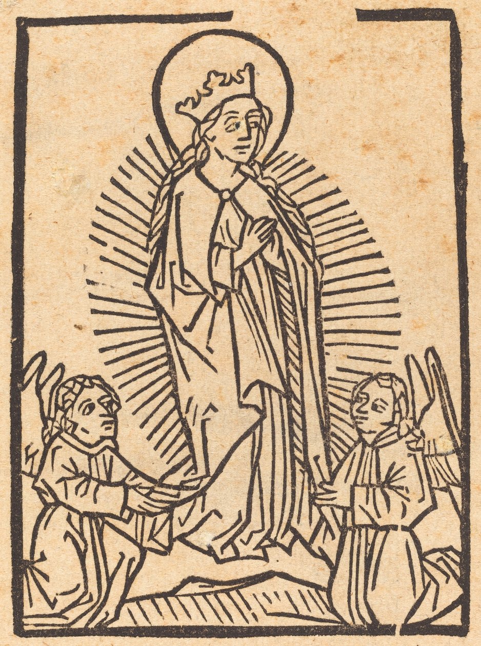 Jomfruens antagelse av German 15th Century