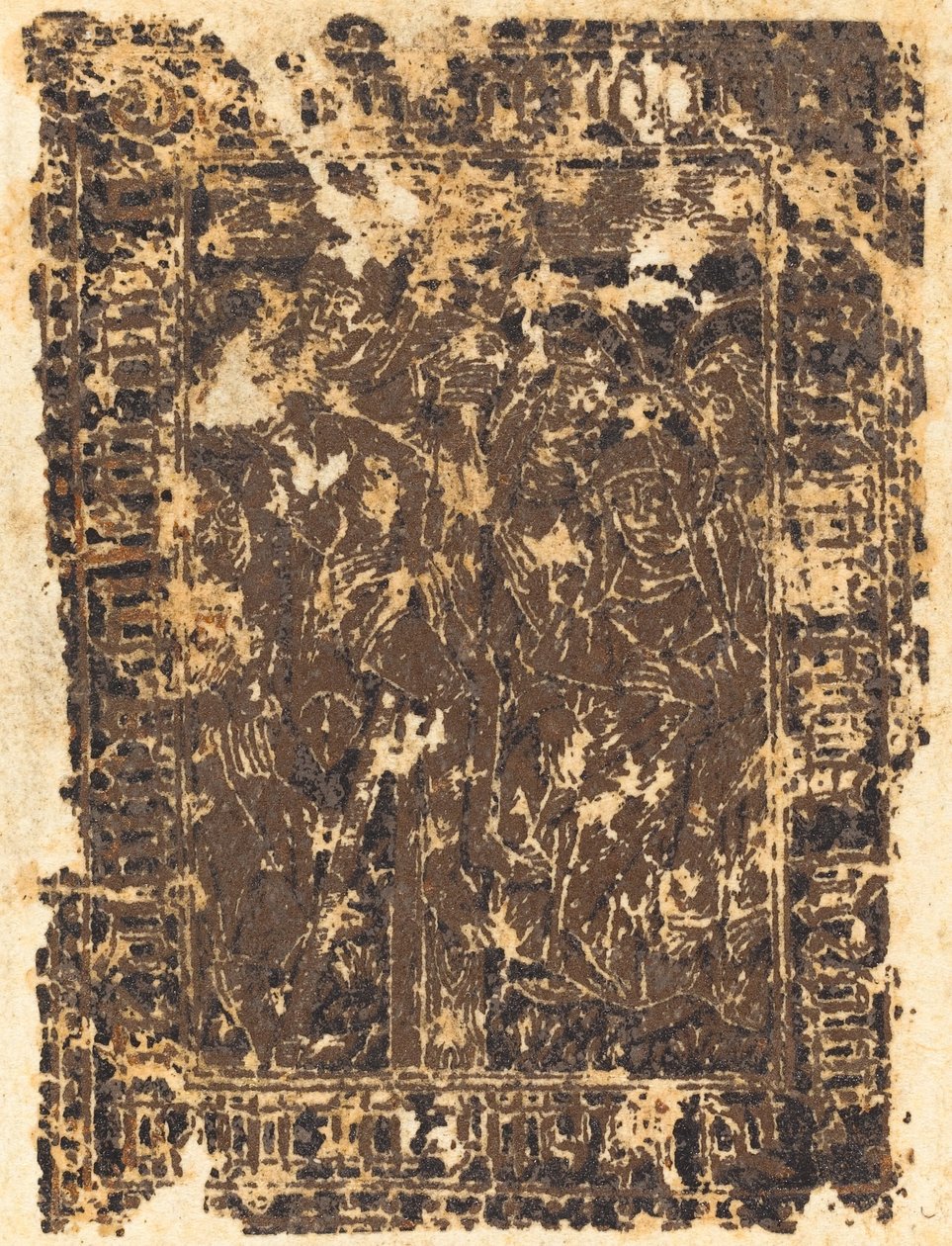 Avsetningen fra korset av German 15th Century