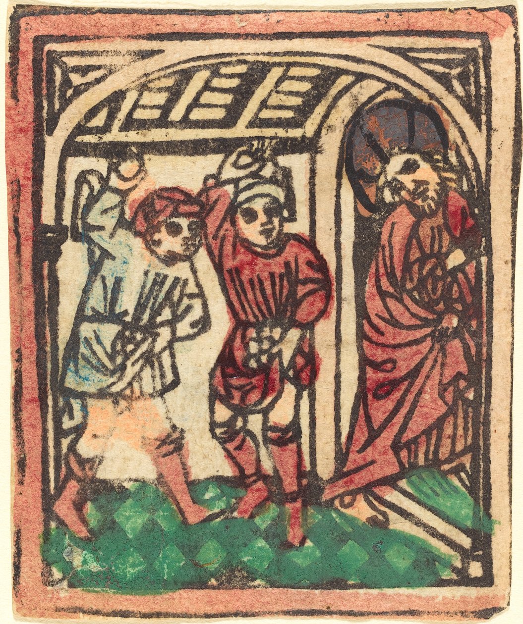 Kristi steining av German 15th Century