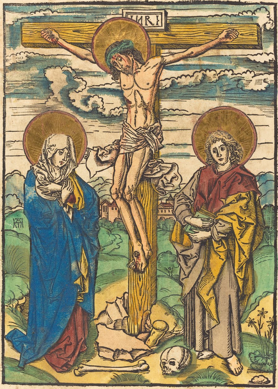 Kristus på korset av German 16th Century