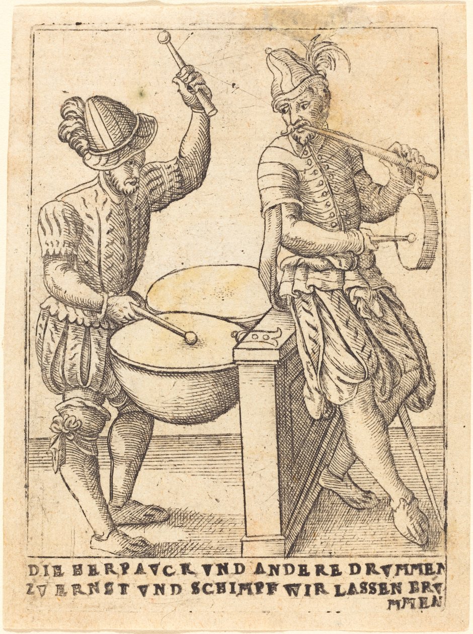 Den Herpavck og andre Drvmmen seriøst og Schimpf lar vi oppmuntre av German 16th Century