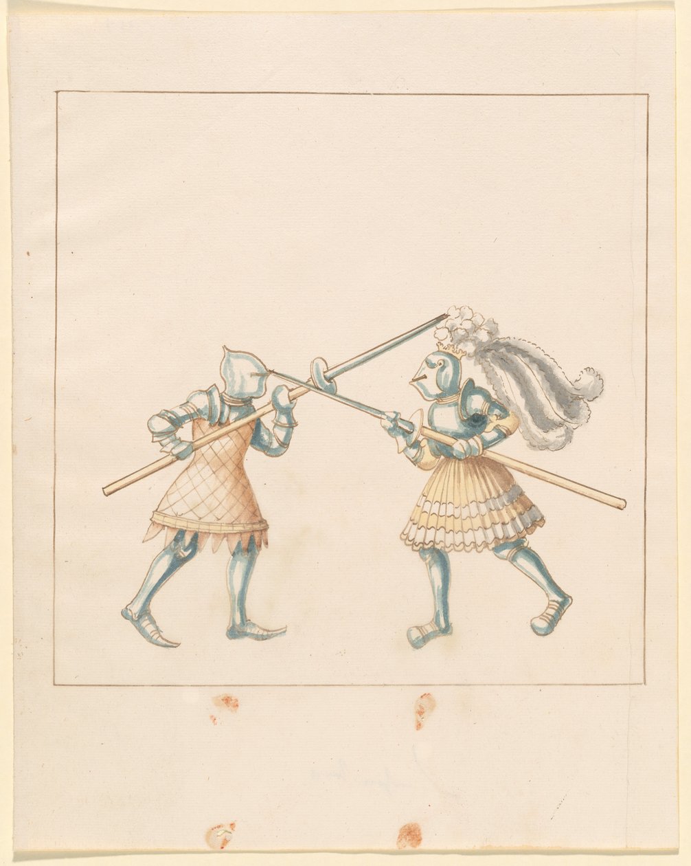 Freydal, The Book of Jousts and Tournament of Emperor Maximilian I: Combats on Foot (Jousts) (Volum III): Plate 149 av German 16th Century