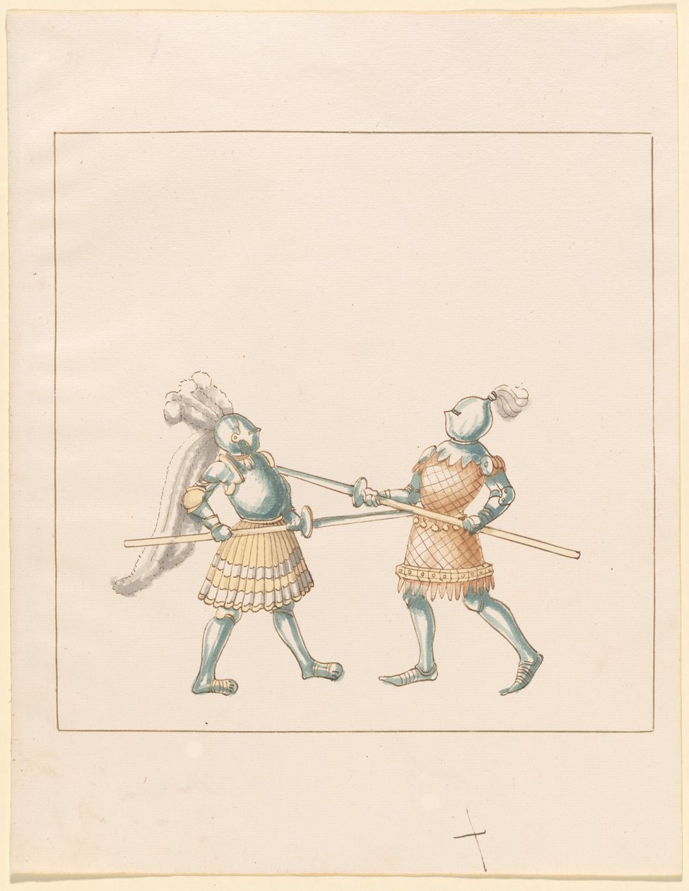 Freydal, The Book of Jousts and Tournament of Emperor Maximilian I: Combats on Foot (Jousts) (Volum III): Plate 148 av German 16th Century