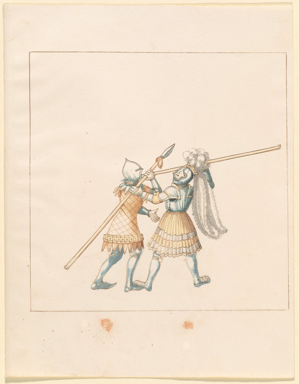 Freydal, The Book of Jousts and Tournament of Emperor Maximilian I: Combats on Foot (Jousts) (Volum III): Plate 150 av German 16th Century