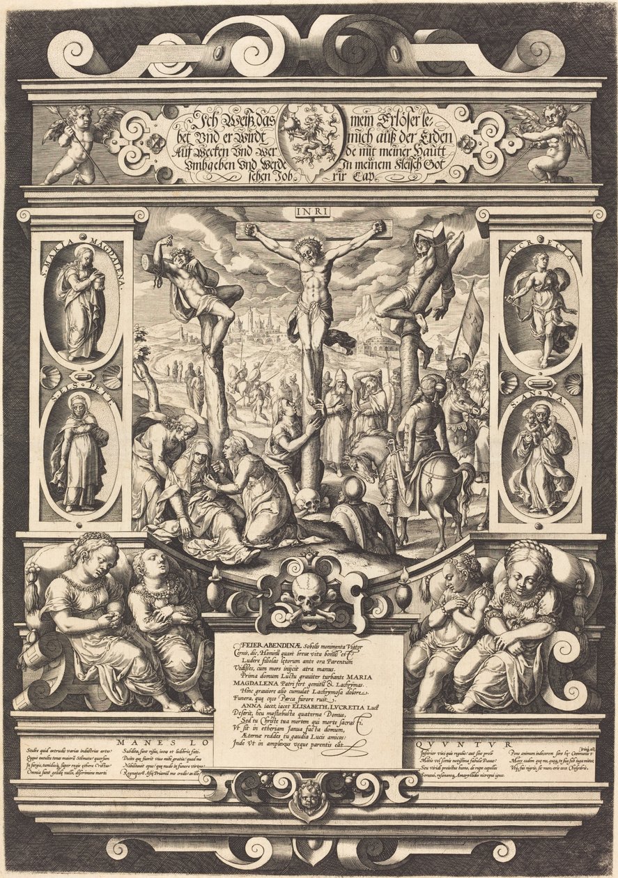 Begravelsesmonument til Feuerabends døtre av German 16th Century