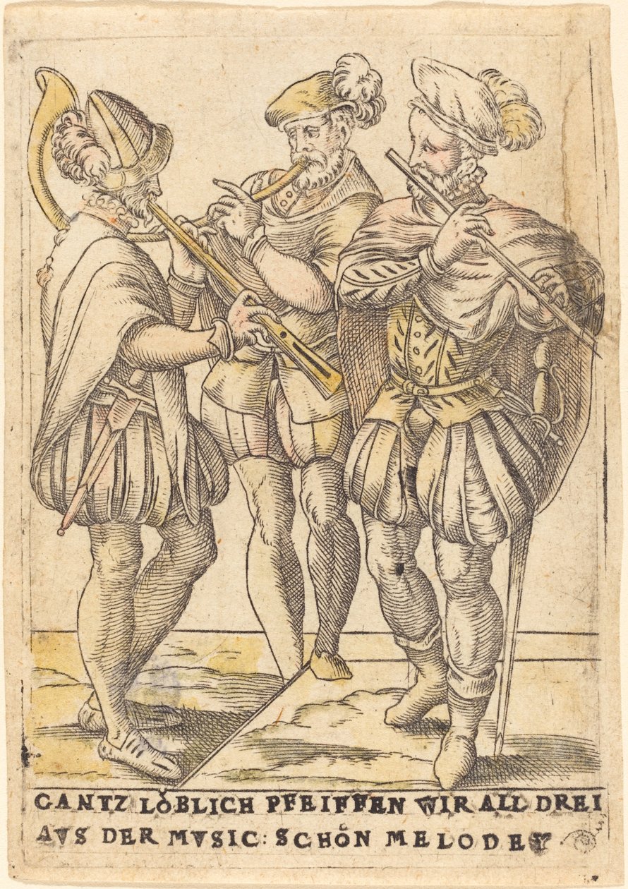 Gantz loblich Pfeiffen vi alle tre avs de Mvsic: Schon Melodey av German 16th Century