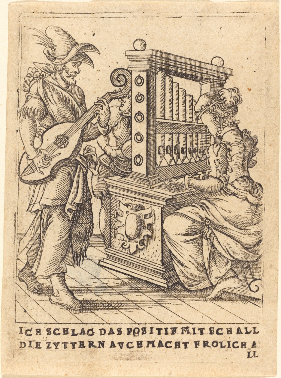 Jeg traff det positive med lyd, Zytternavchmacht lystig alle sammen av German 16th Century
