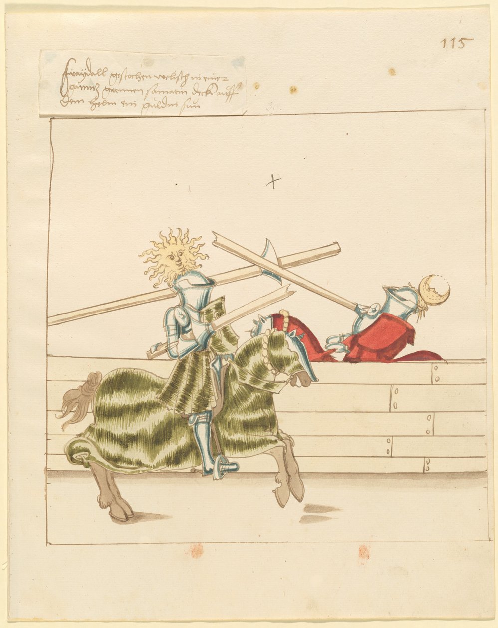 Italiensk fredsturnering av German 16th Century
