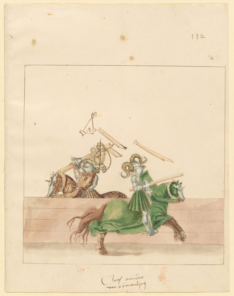 Italiensk fredsturnering av German 16th Century