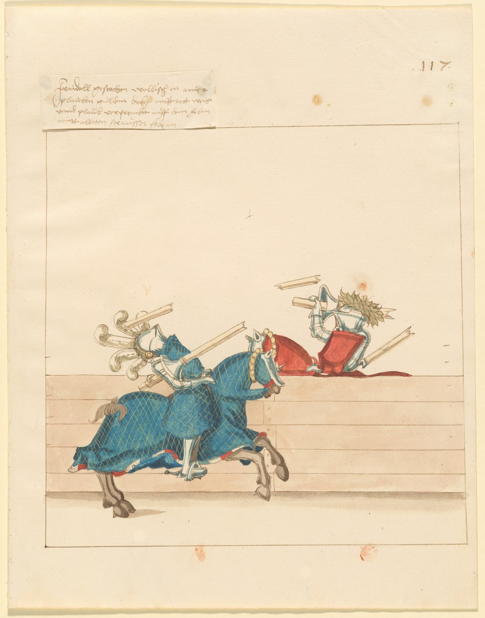 Italiensk fredsturnering av German 16th Century