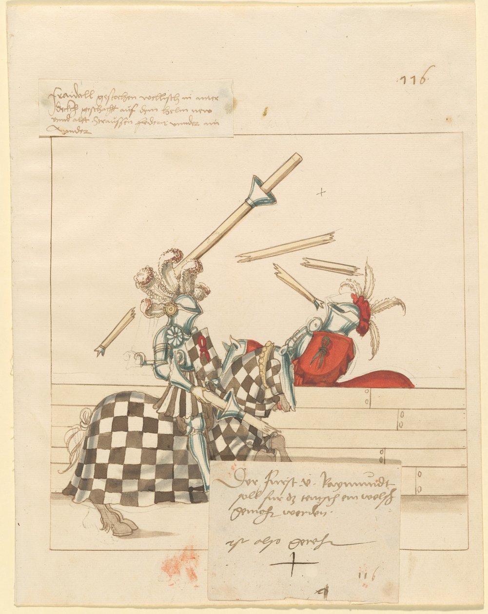 Italiensk fredsturnering av German 16th Century