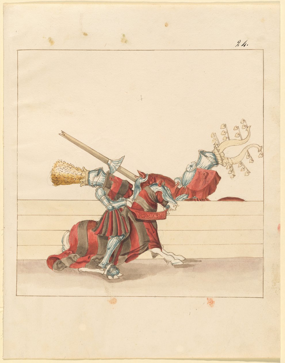 Italiensk fredsturnering av German 16th Century