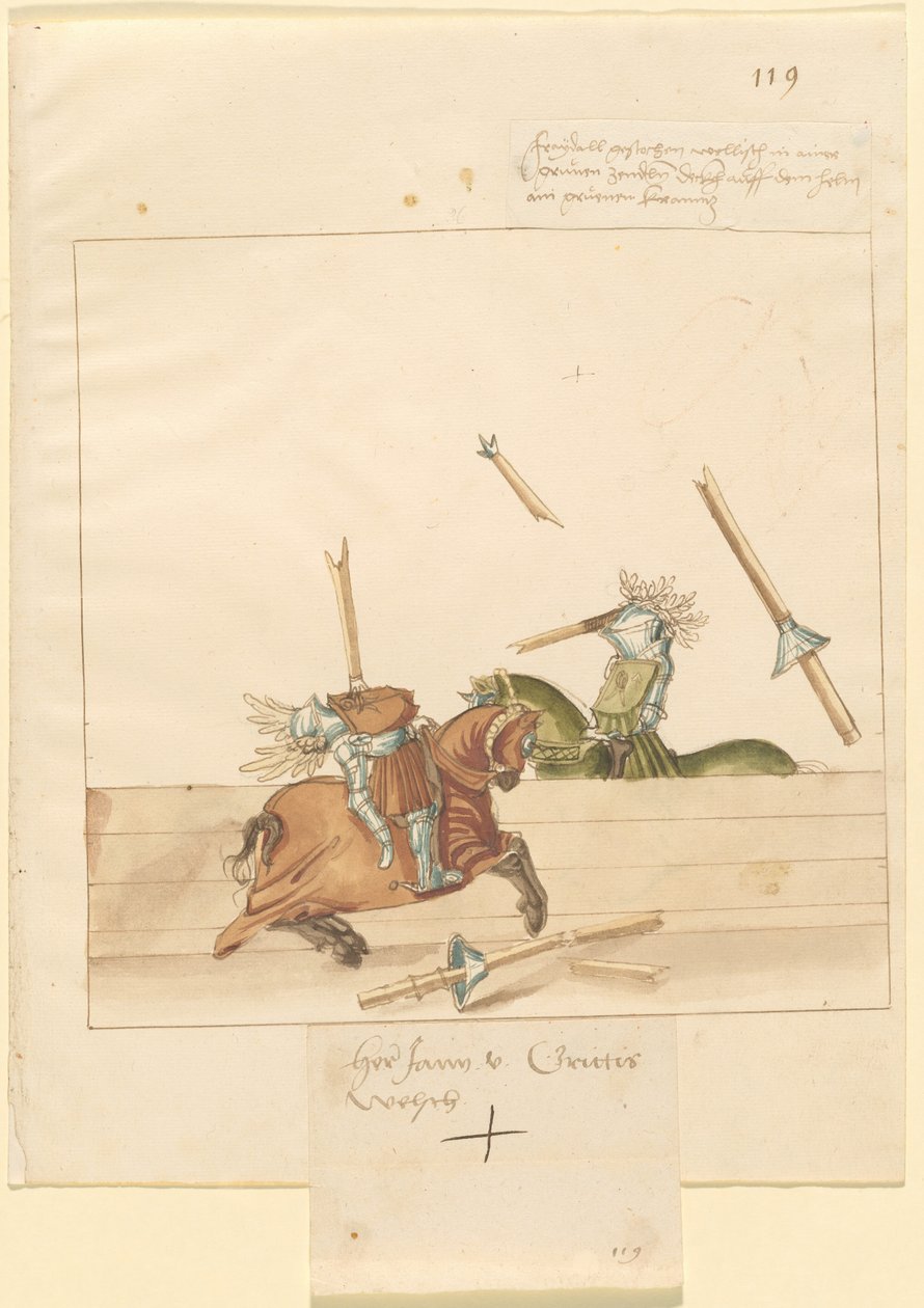 Italiensk fredsturnering av German 16th Century