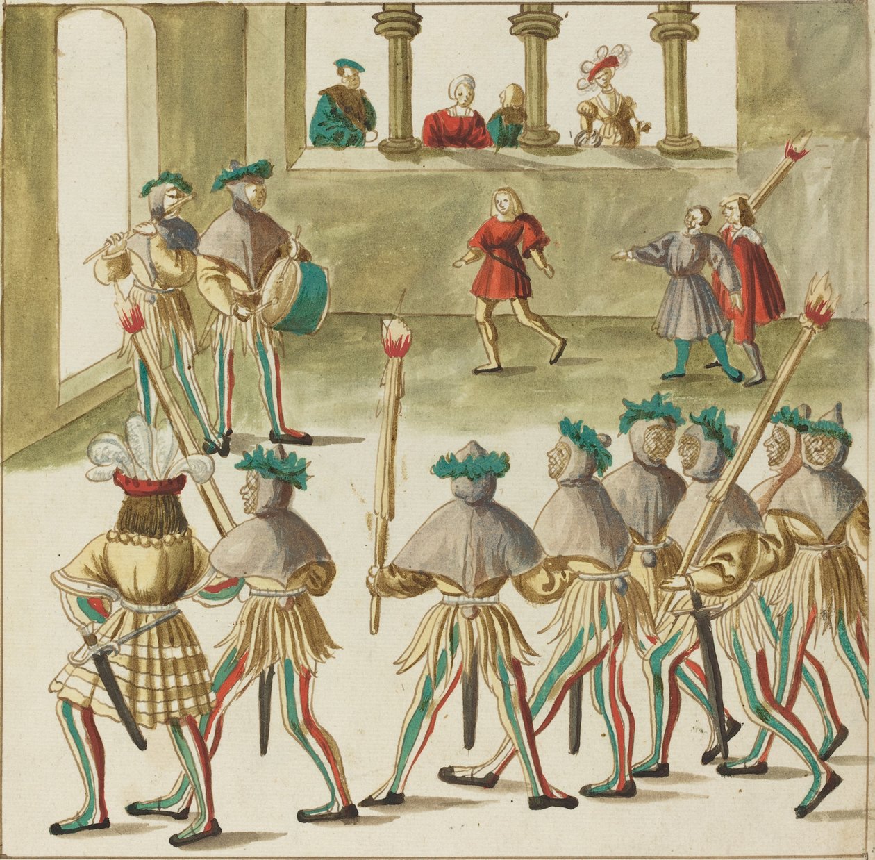 Maskerade av German 16th Century