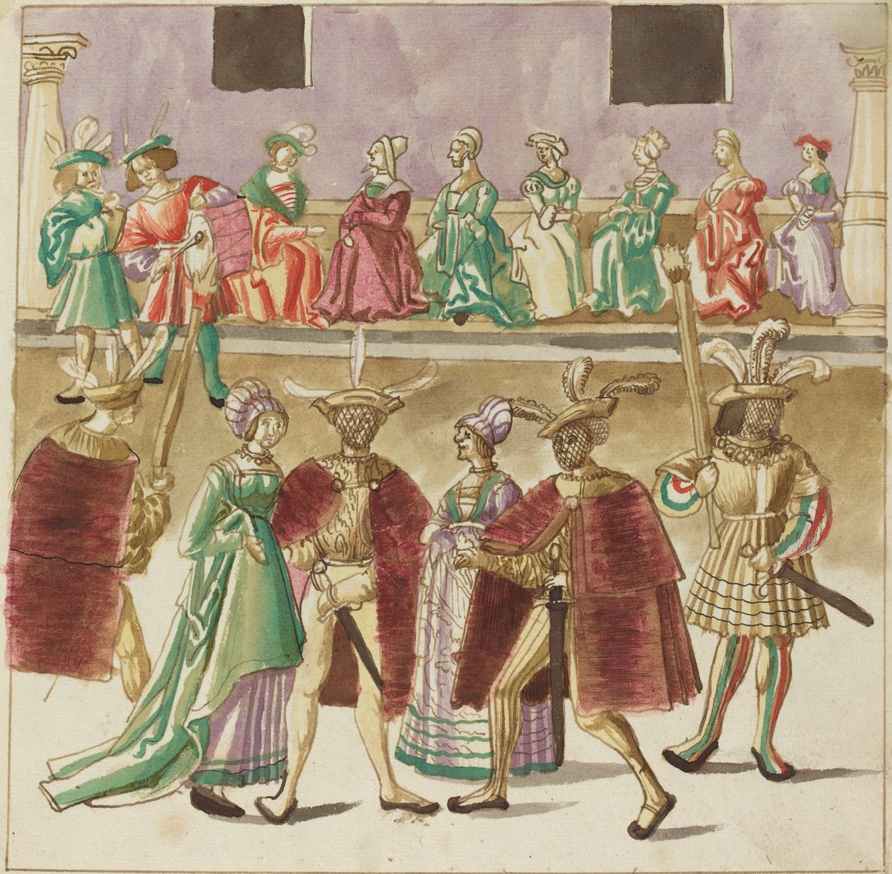 Maskerade av German 16th Century