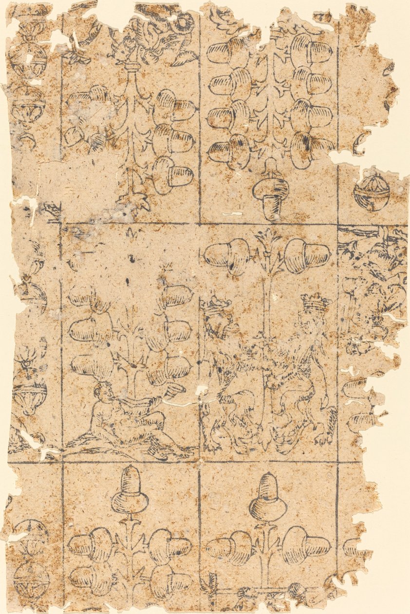 Spille kort av German 16th Century