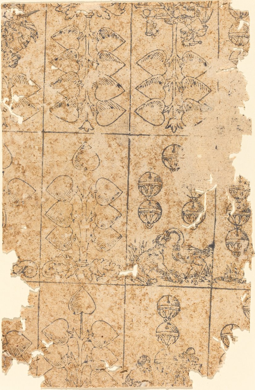Spille kort av German 16th Century