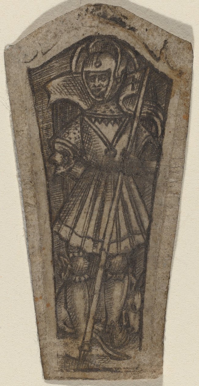 Saint George til fots av German 16th Century