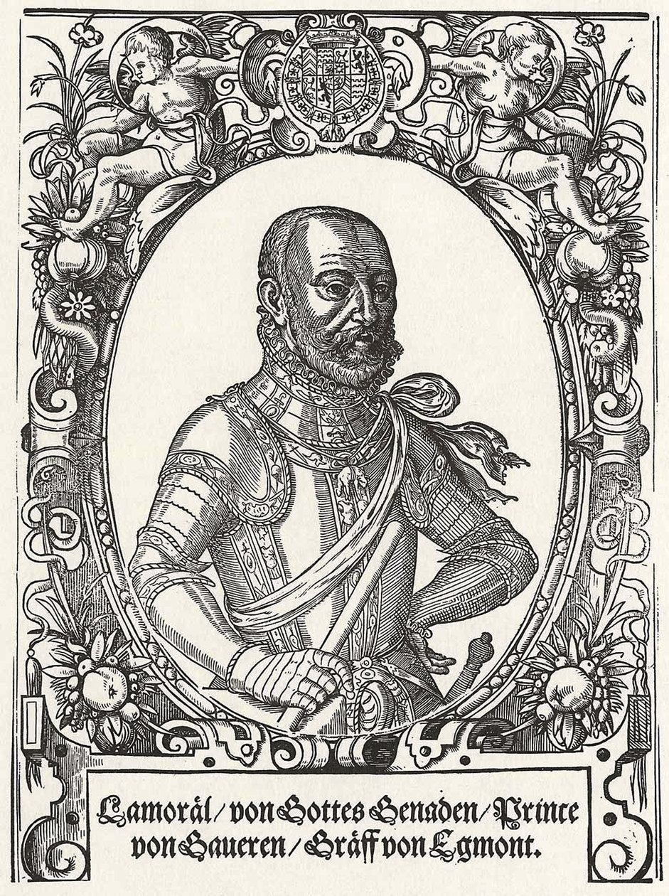 Portrett av Lamoral, grev av Egmont, prins av Gavere, andre halvdel av 1500-tallet. av German Master