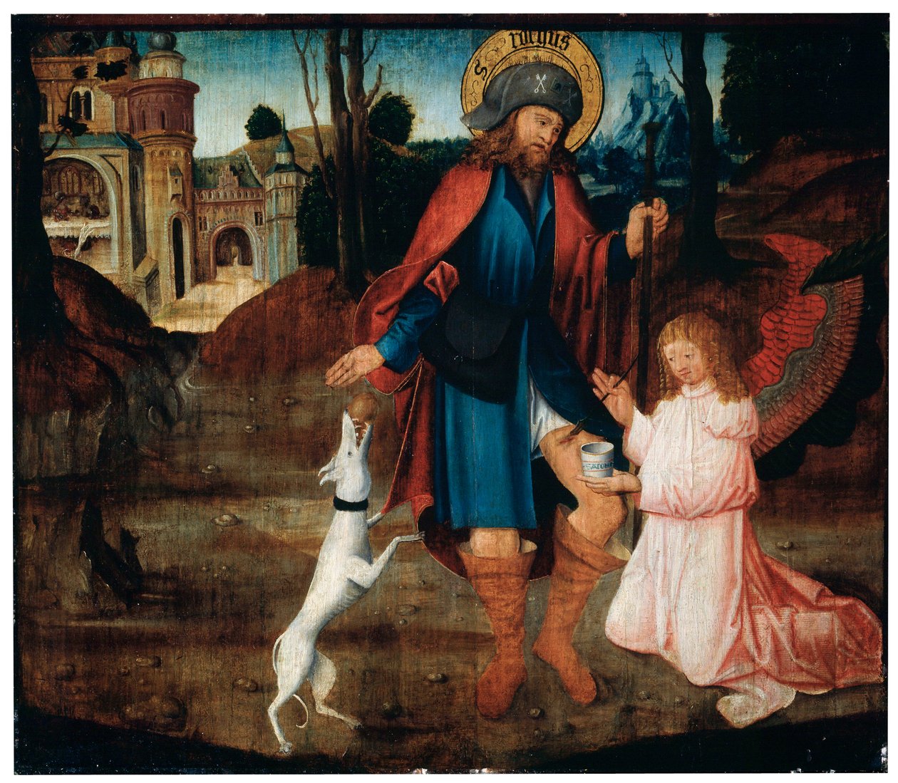 The Healing of Saint Roch, slutten av 1400-tallet av German Master