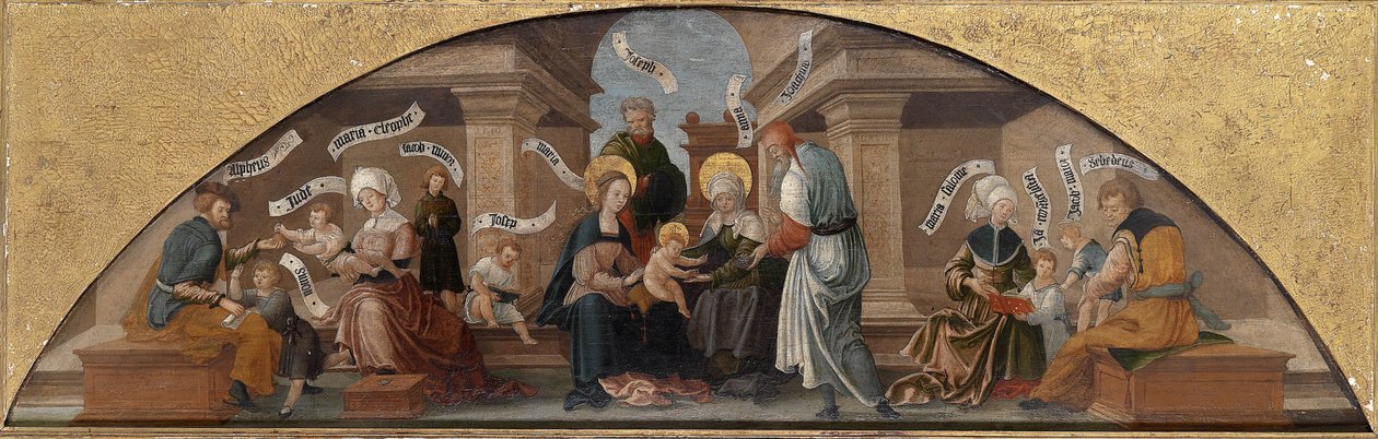 Det hellige slektskap, tidlig på 1500-tallet. av German Master