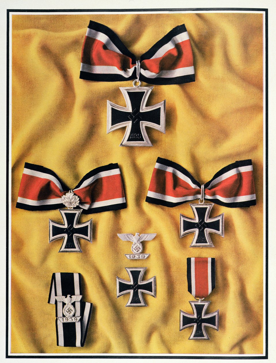 Jernkorsmedaljene fra 1939, fra #39;Signal#39; Magazine, nummer 15, første utgave fra november 1940 (lito) av German Photographer