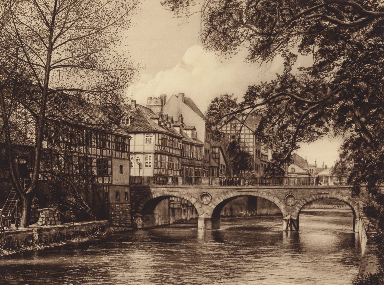 Marstallbroen, Hannover (s/h-bilde) av German Photographer
