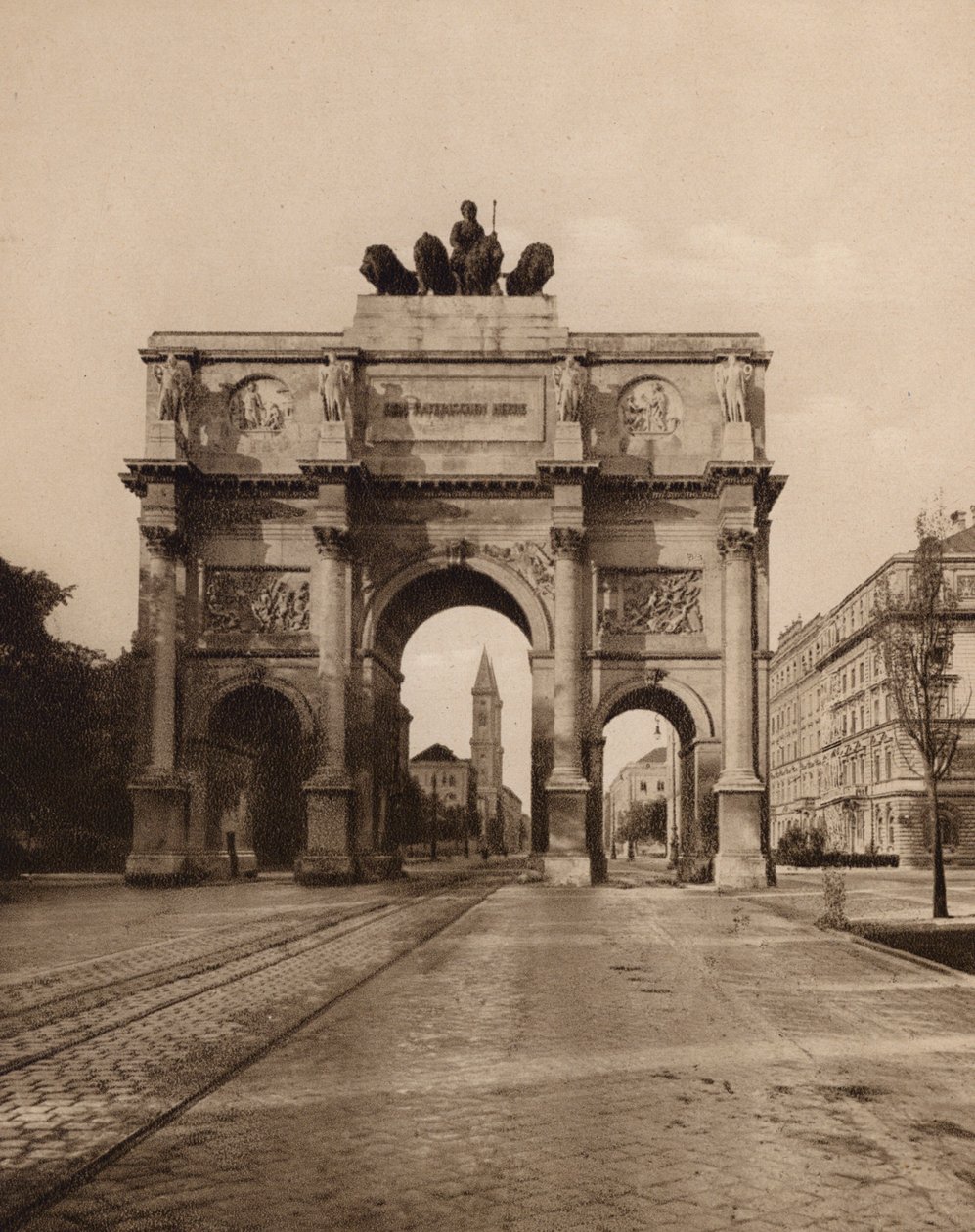 München / München: Siegestor (s/hv-bilde) av German Photographer