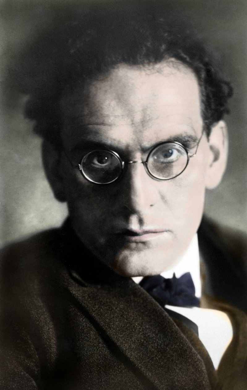 Portrett av Otto Klemperer (1885-1973), tysk dirigent. av German Photographer