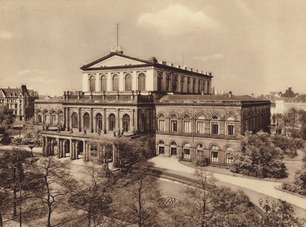 Statsoperaen i Hannover (s/h-bilde) av German Photographer