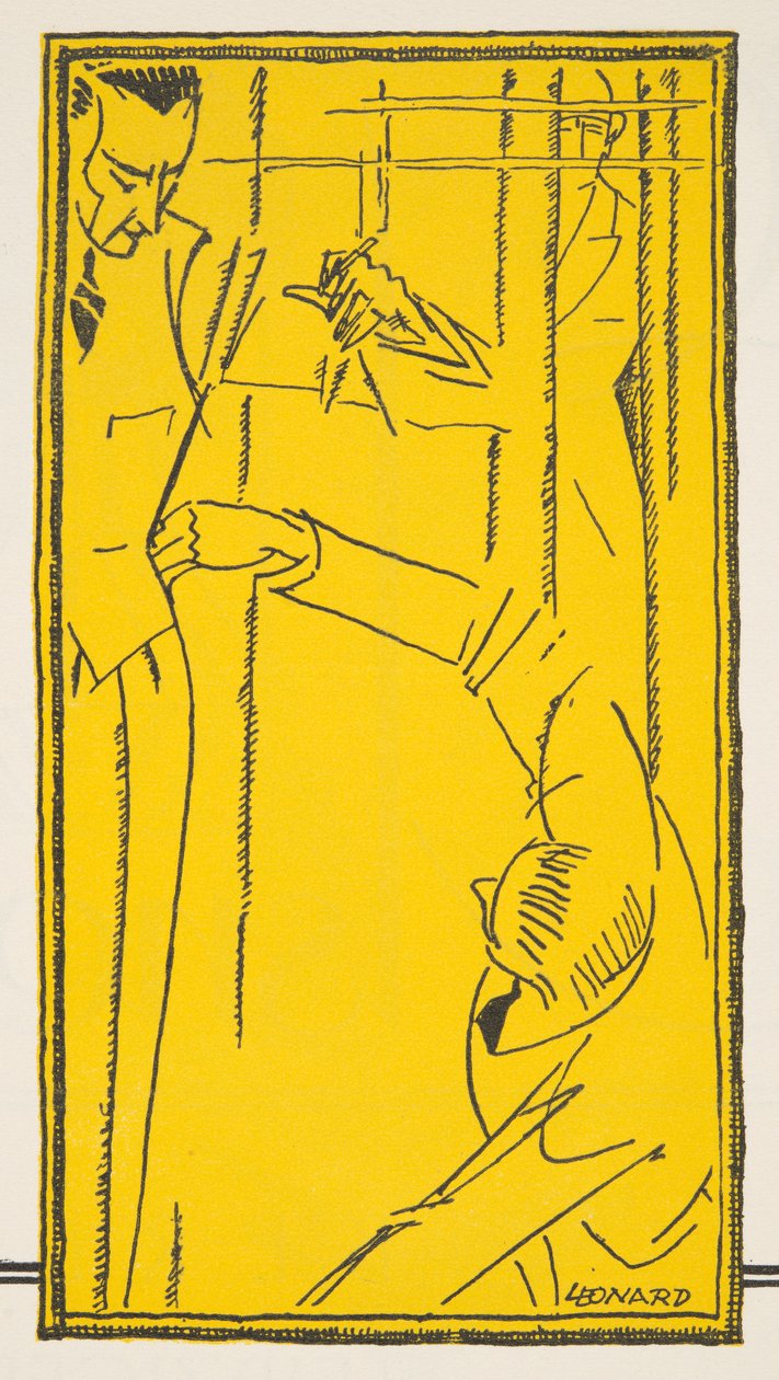 Reklame for «Stawropulos amp; Moldauer», fra Styl, utgitt 1922 (pochoir-trykk) av German School