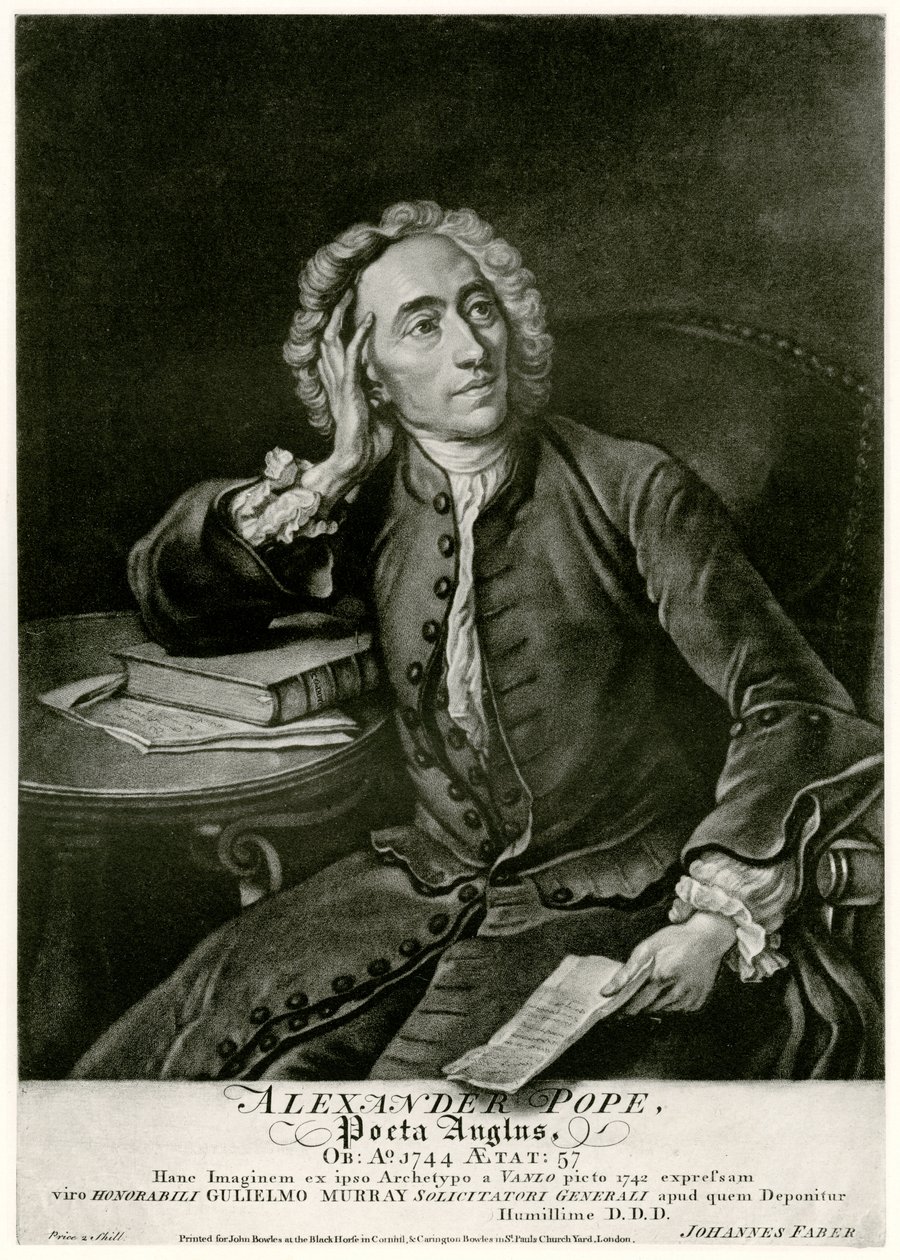 Alexander Pope av German School