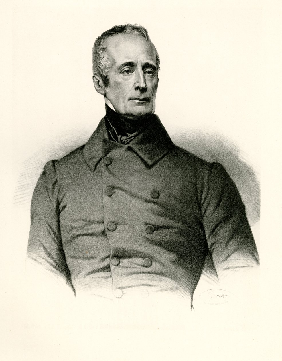 Alphonse Marie Louis Prat de Lamartine av German School