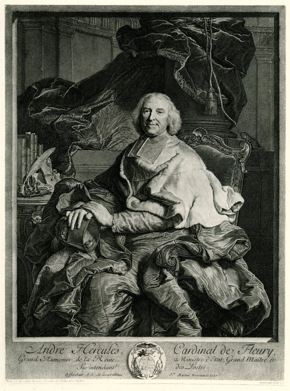 Andrew Hercules kardinal av Fleury av German School