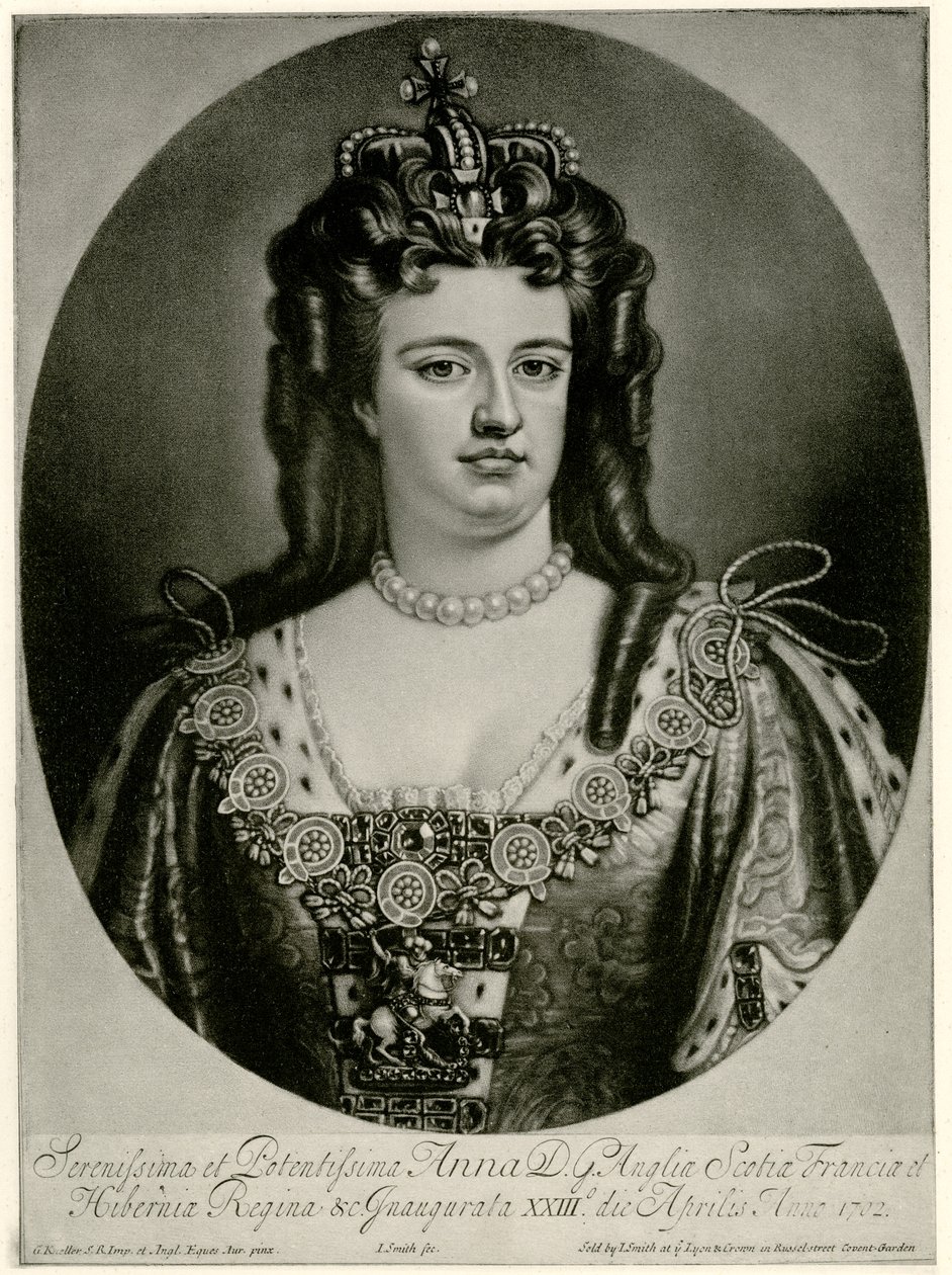Anne, dronning av England av German School