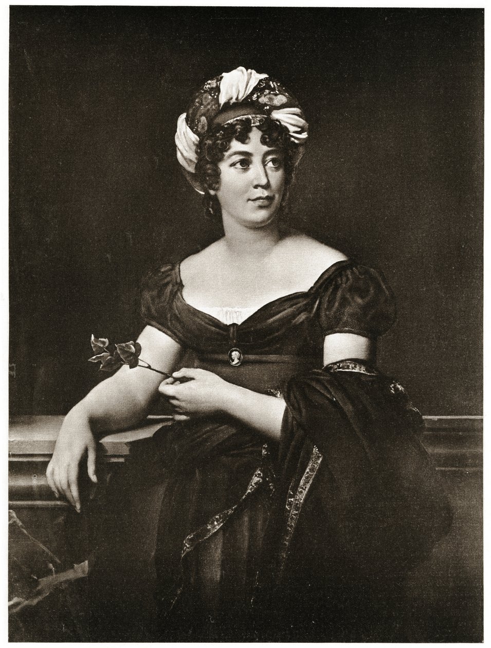 Anne Louise Germaine fra Staël-Holstein, 1884-90 (fototype) av German School