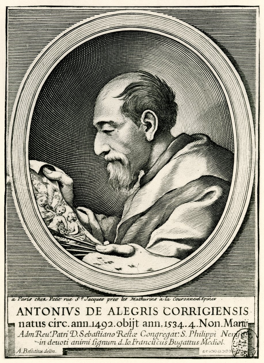 Antonio Allegri fra Correggio av German School