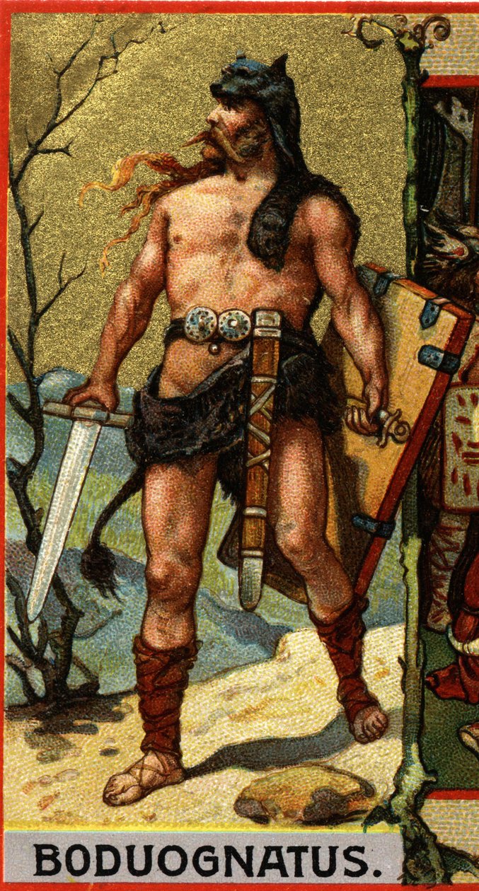 Barbarians: portrett av Boduognat av German School