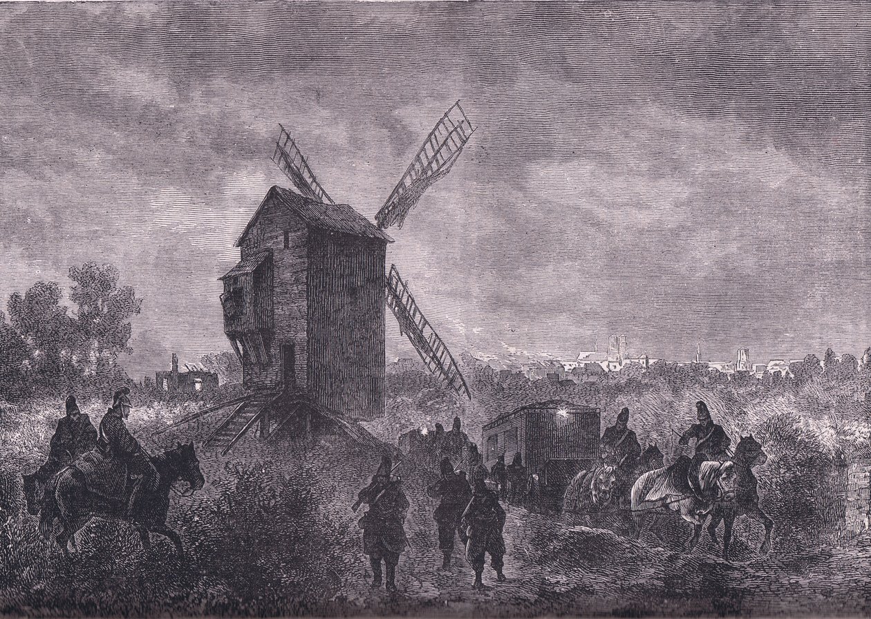 Før Orleans, Cassells historie om krigen mellom Frankrike og Tyskland utgitt av Cassell and Company Limited, ca. 1890 (litho) av German School