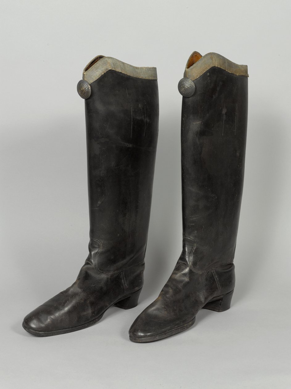 Støvler, 3. von Zieten Hussars, båret av HRH The Duke of Connaught, før 1914 (støvel) av German School