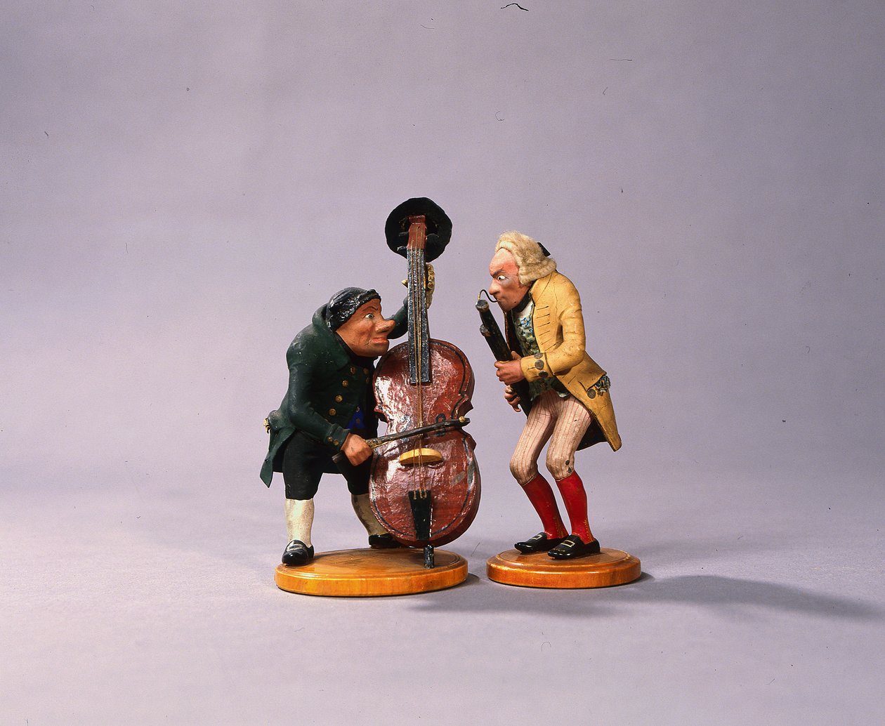 Karikaturfigurer av musikere, laget i Nürnberg, 1836 (keramikk) (se også 78087) av German School