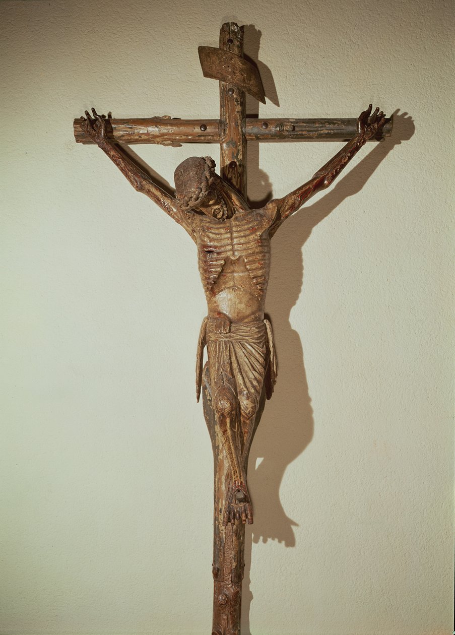 Kristus på korset, kalt Le Devot Christ, 1307 (tre) av German School